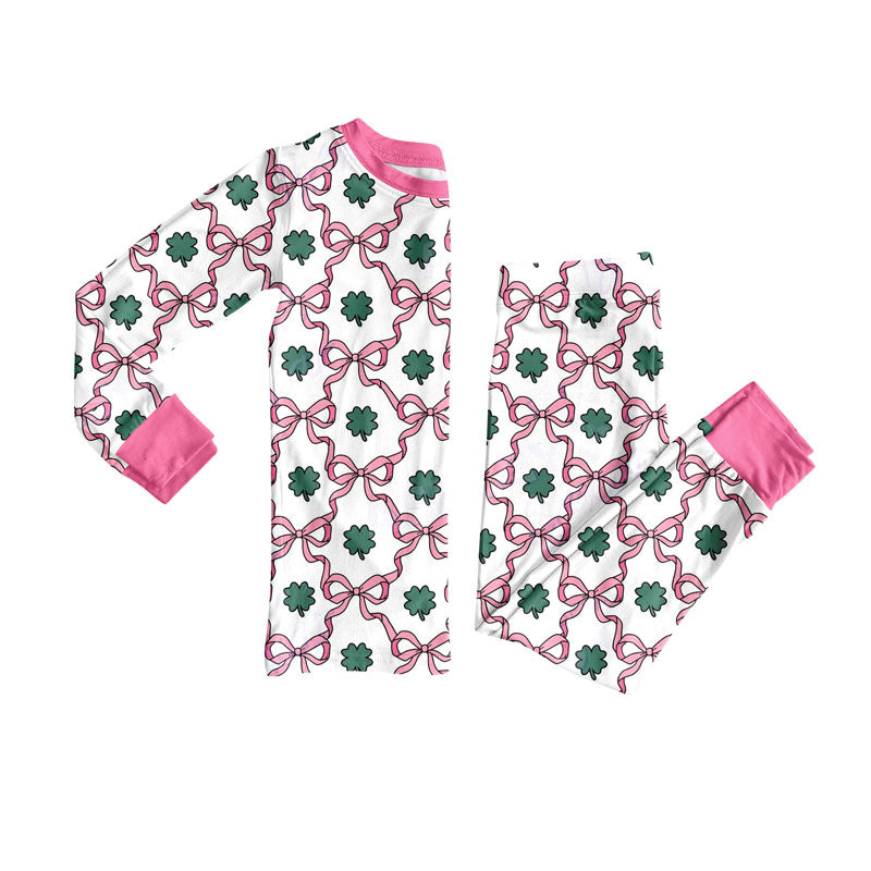 Girls Saint Patrick's Day top matching pants outfit preorder