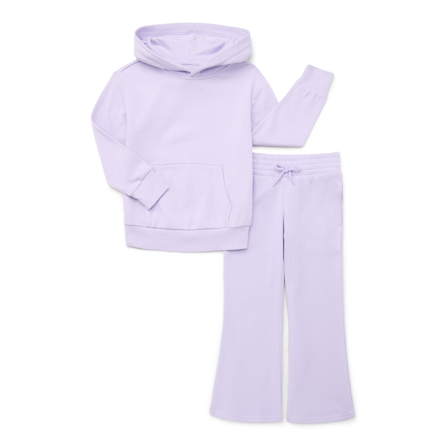 Lavender hoodie top pants kids girls long sleeve outfit preorder