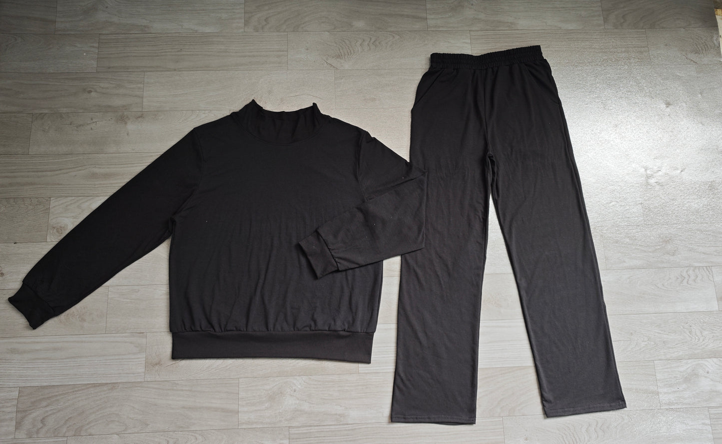 Adult Women black color long sleeve outfit preorder