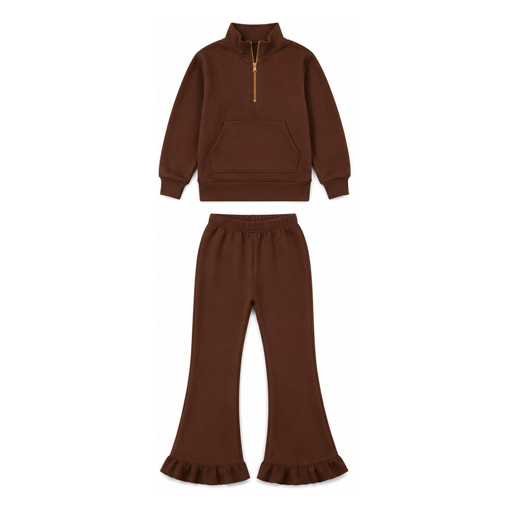 Girls long sleeve sweatshirt top matching pants spring fall outfit preorder