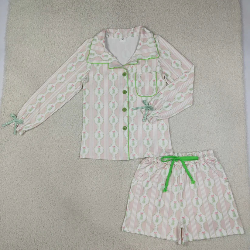 Mommy and Me Christmas design Long Sleeve pajama set
