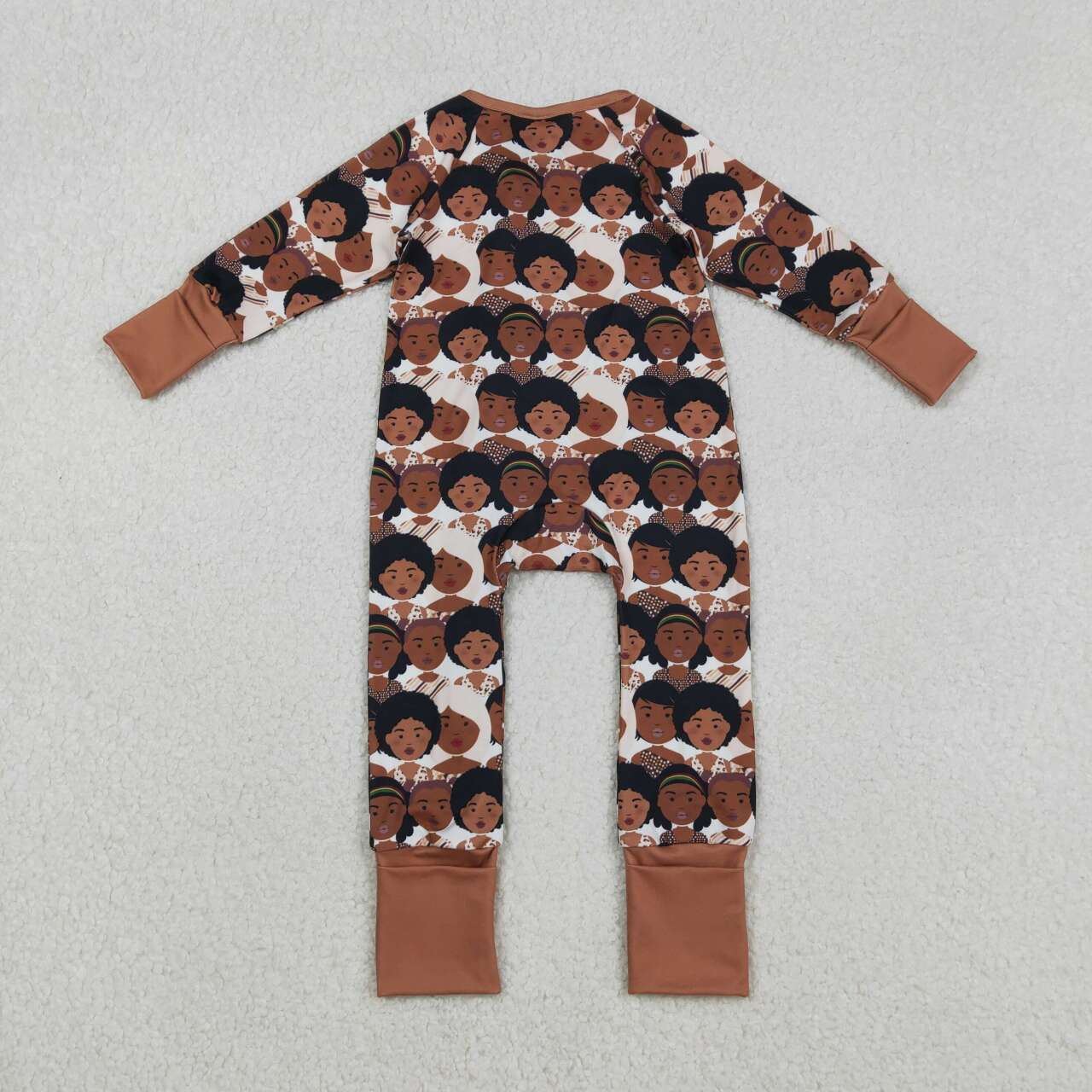 Black history toddle baby long sleeve romper