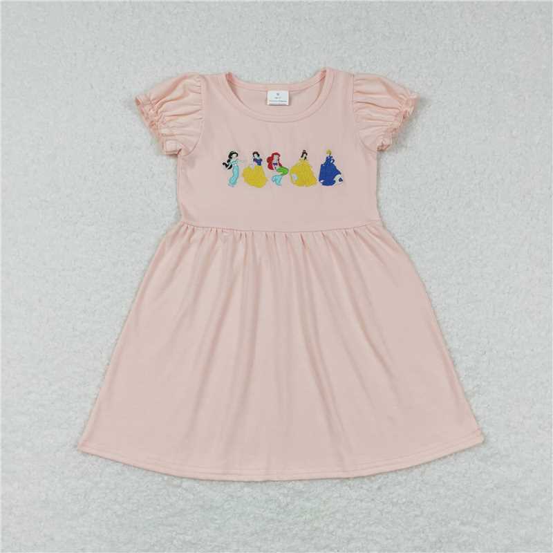 baby girls long sleeve embroidery princess outfit