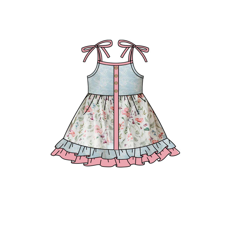 baby girls floral boutique dress preorder