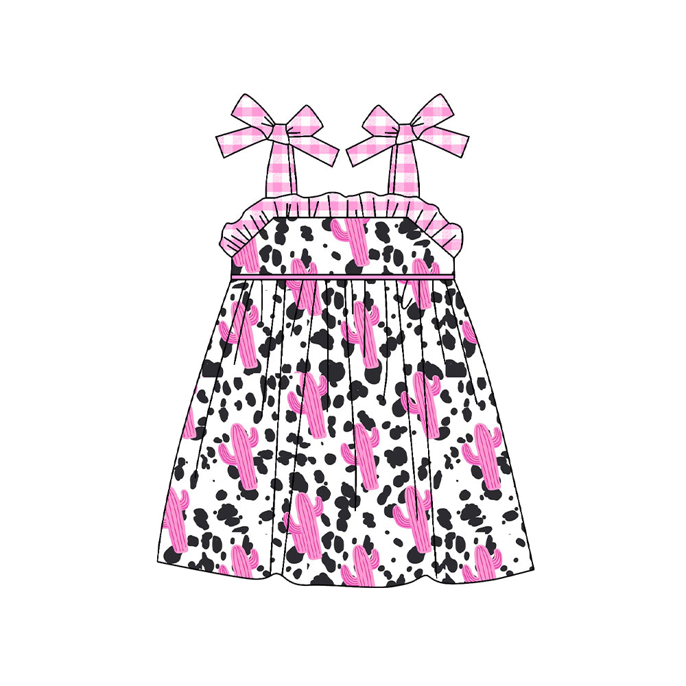 cowgirl western cactus straps dress preorder