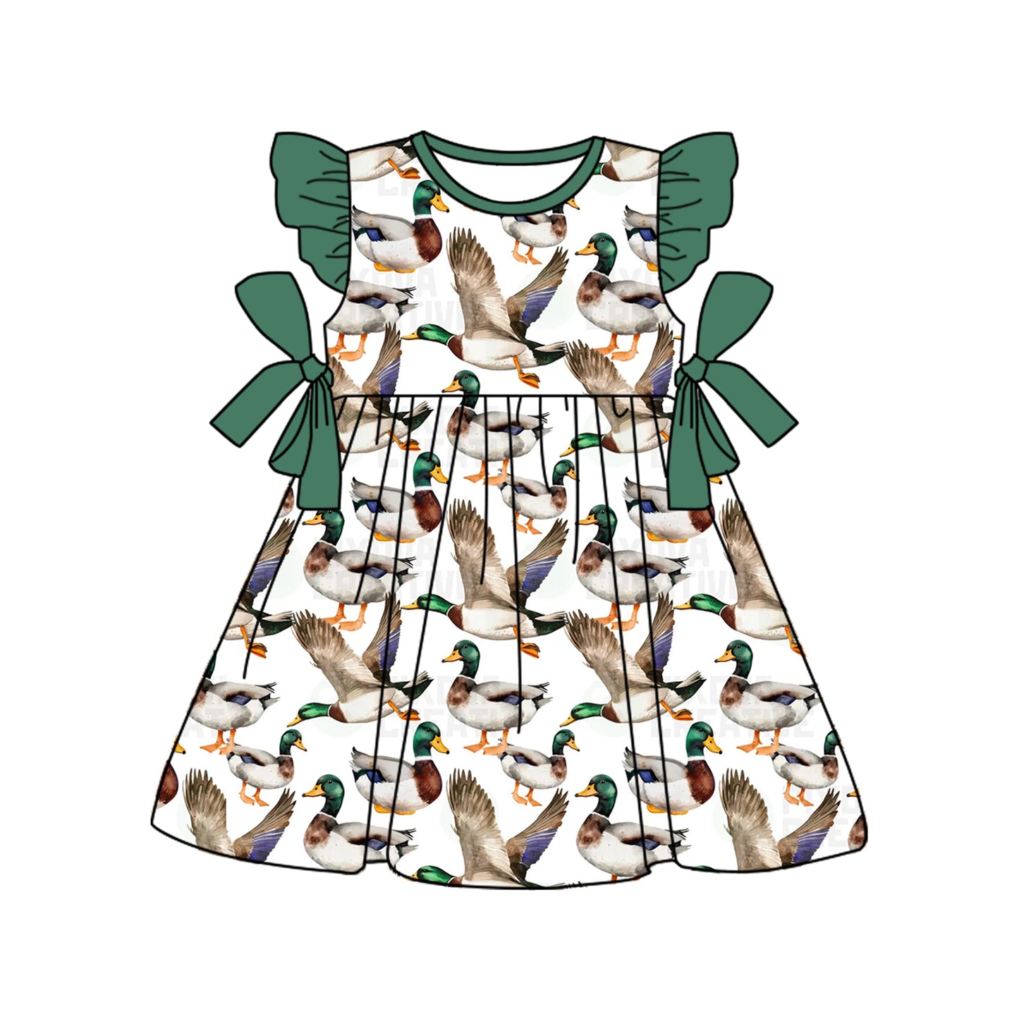 Toddle girls mallard duck summer dress preorder