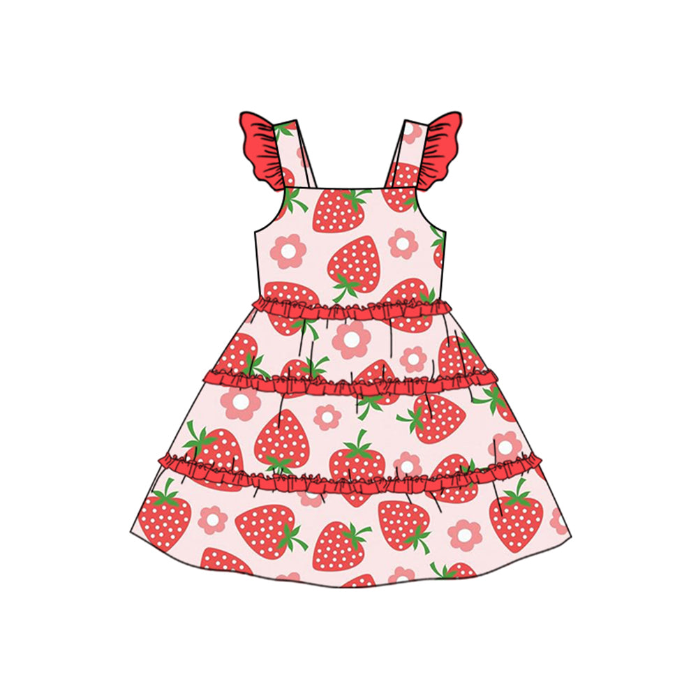 Toddle baby girls strawbeery dress preorder