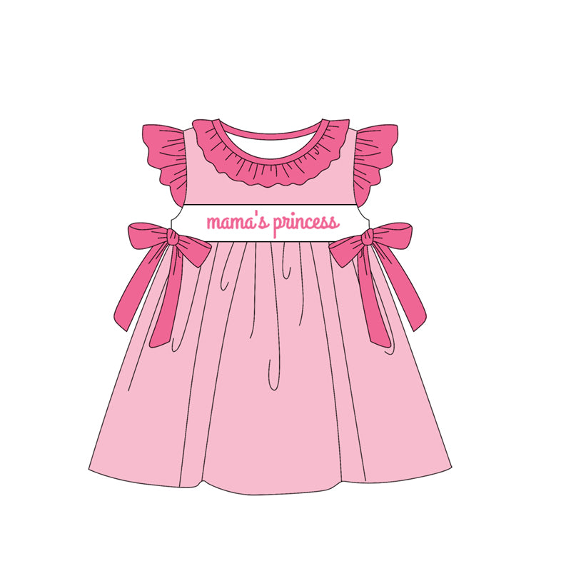 Mamas princess baby girls summer pink dress preorder