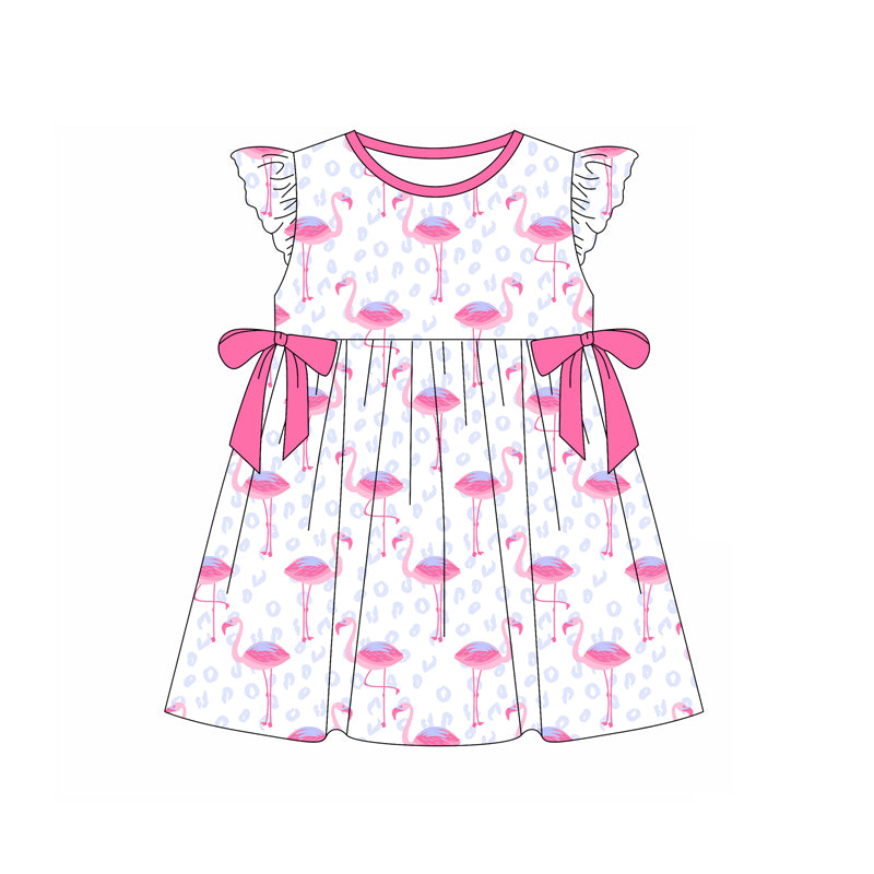 Toddle baby girls flamingo dress preorder