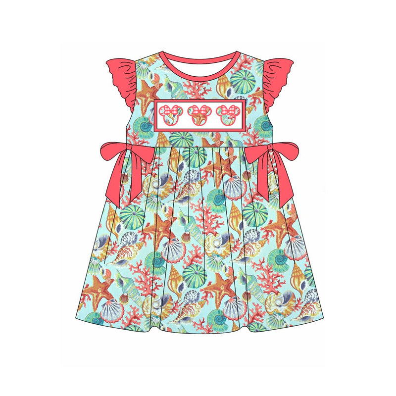 Toddle baby girls cartoon mouse star fish dress preorder