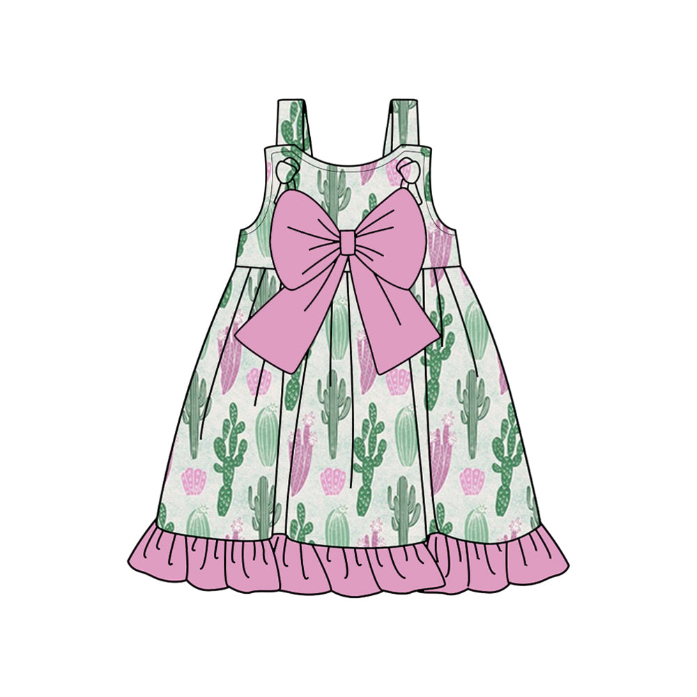 Toddle baby girl western catus dress preorder