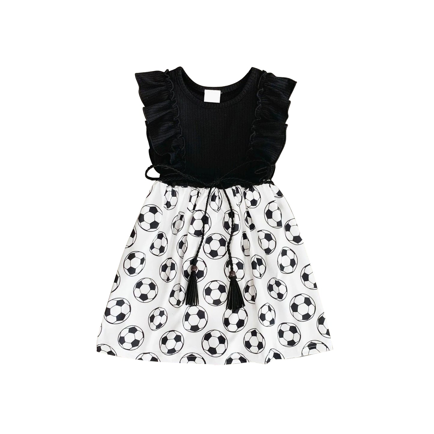 Baby girls game day soccer summer dress preorder