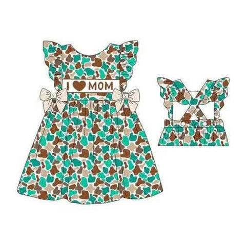 I love Mom baby girl dress preorder