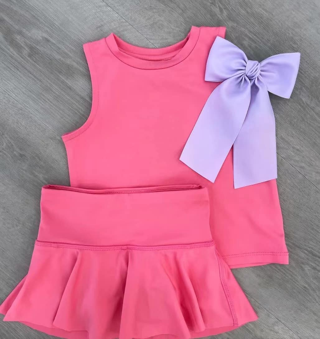 Toddle baby girls summer yoga outfit preorder