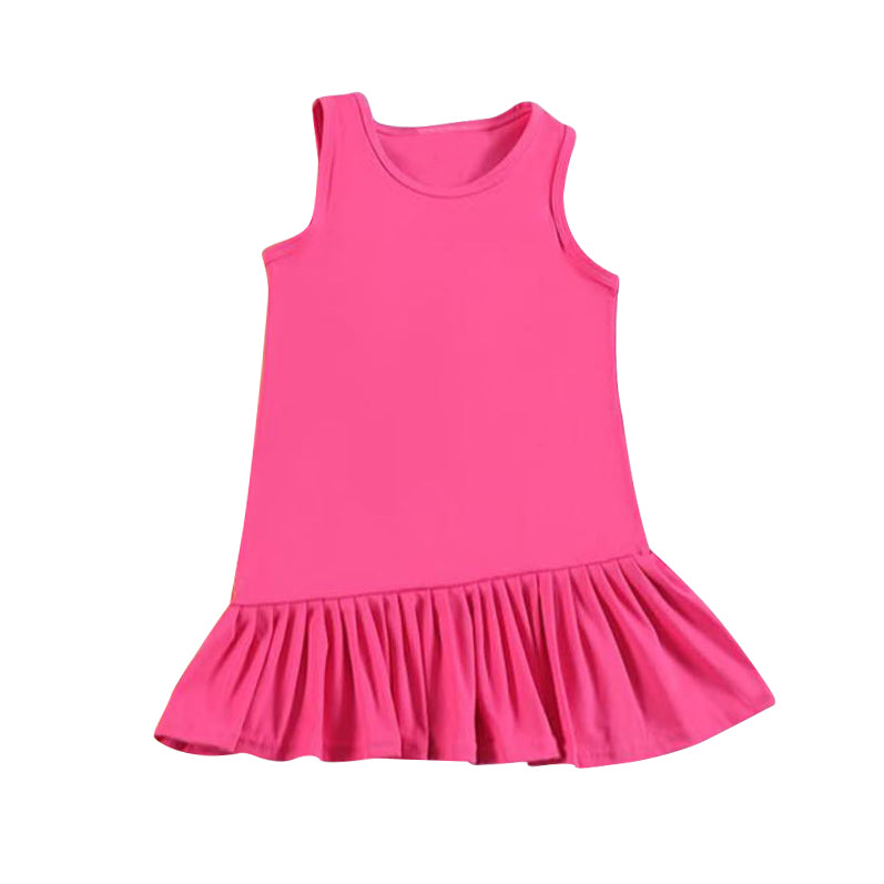 Toddle girls hot pink summer yoga dress preorder