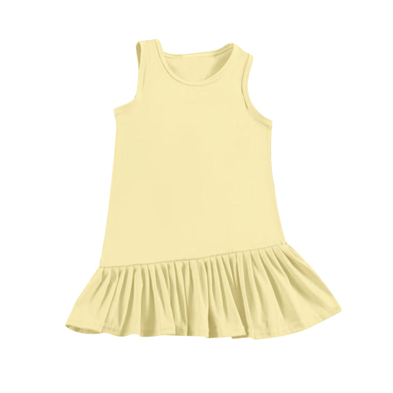 Toddle girls yellow summer yoga dress preorder