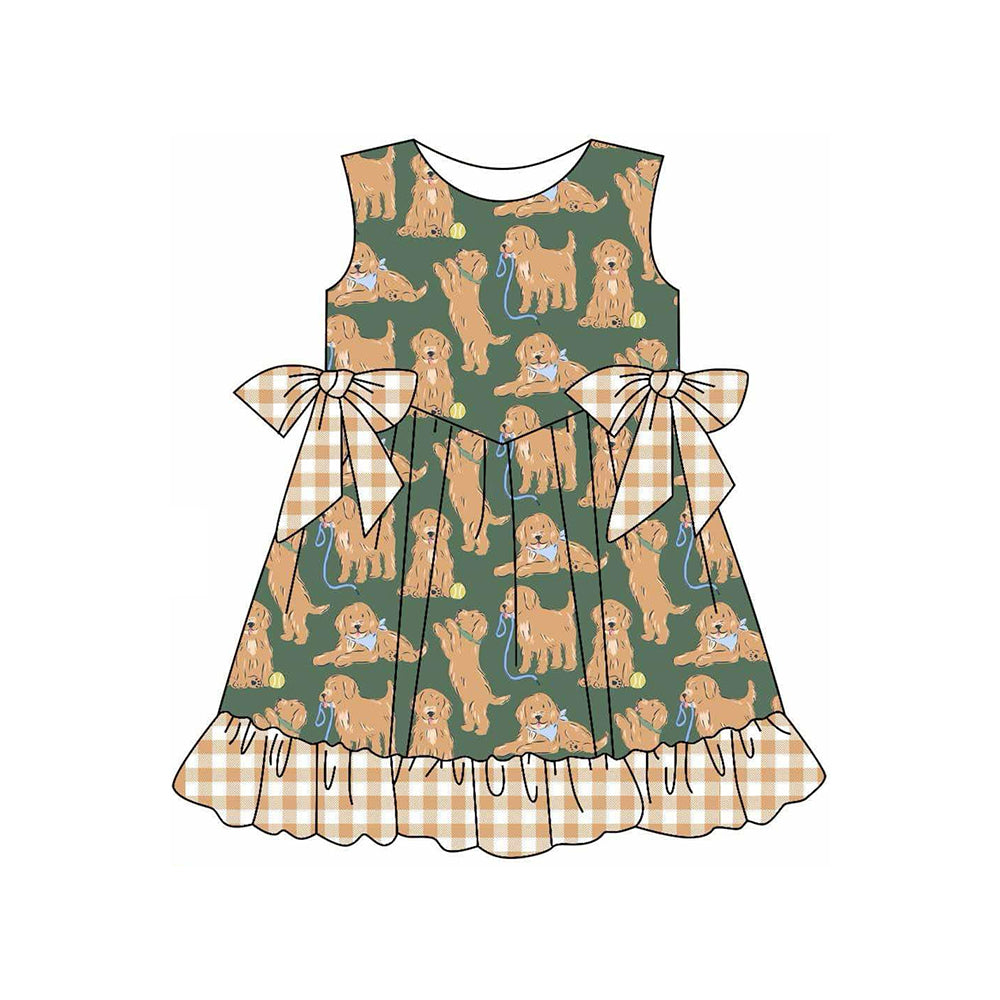 Toddle girls cute dog dress preorder