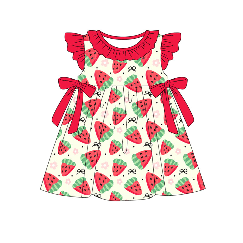 Watermelon design girls summer dress preorder