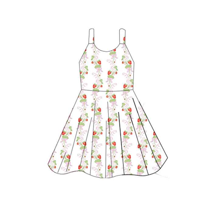 Toddle girls strawberry summer dress preorder