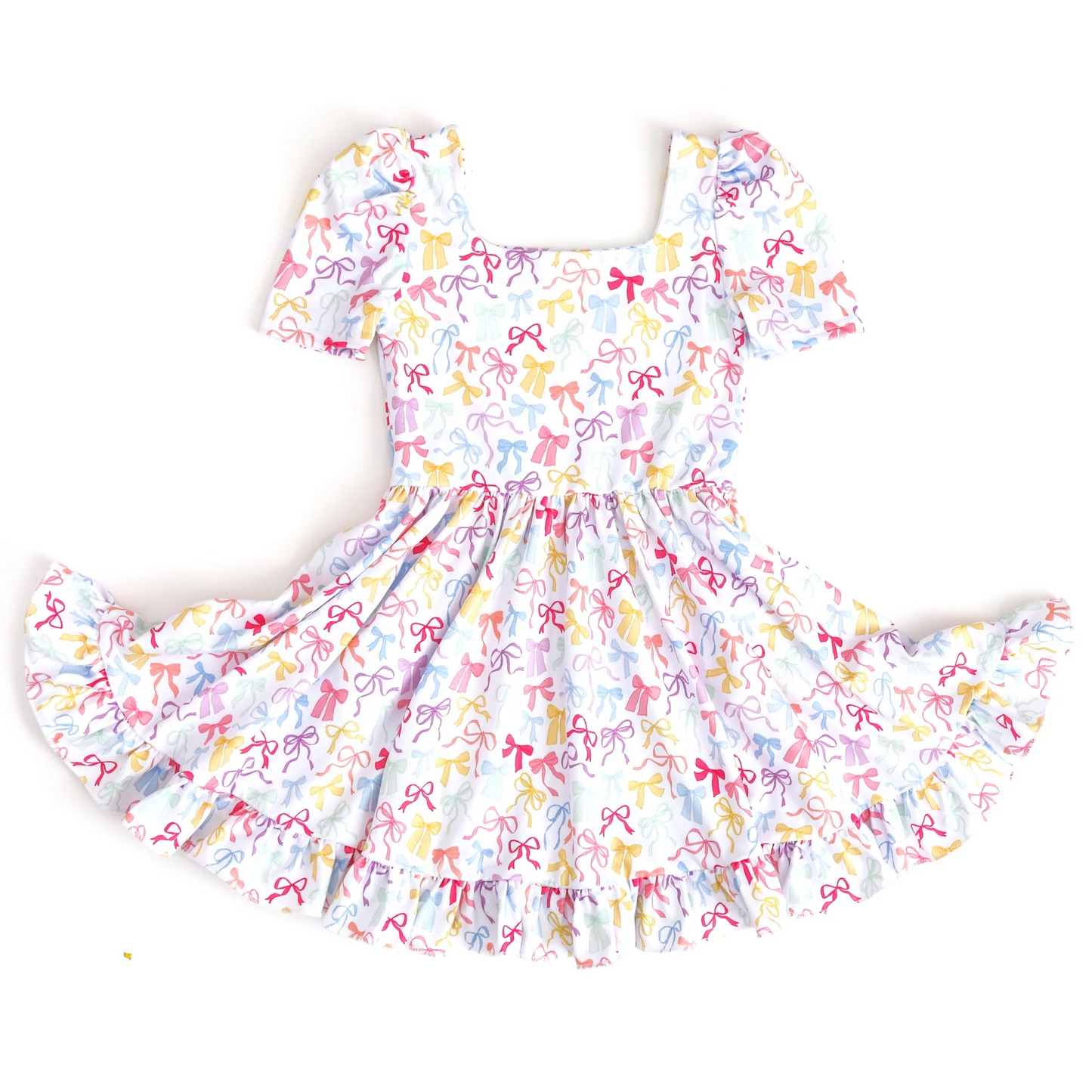 Toddle girls colorful bow summer dress preorder