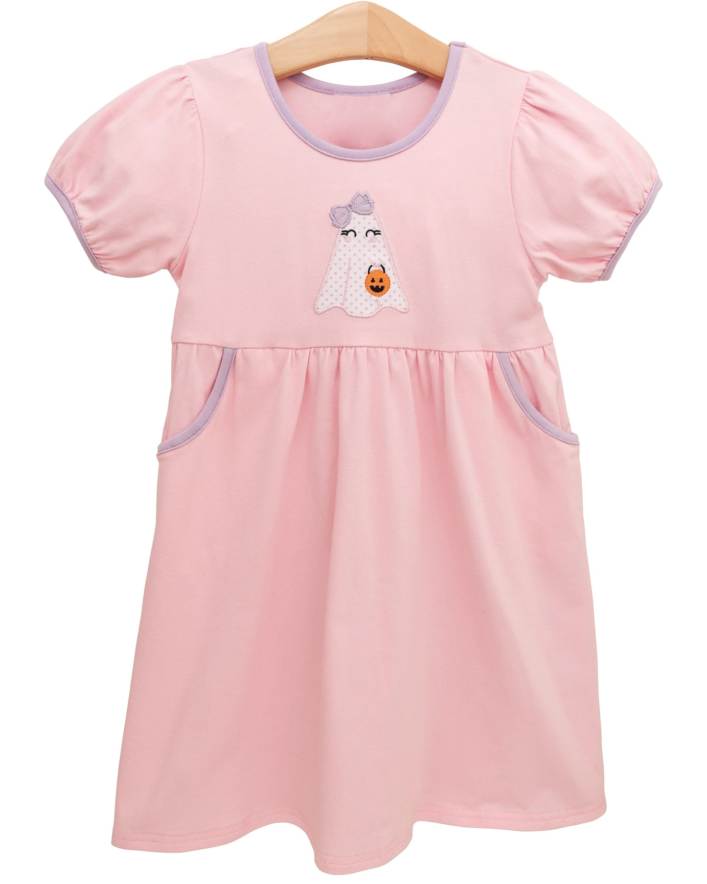 Toddle girls Halloween ghost pumpkin design dress preorder