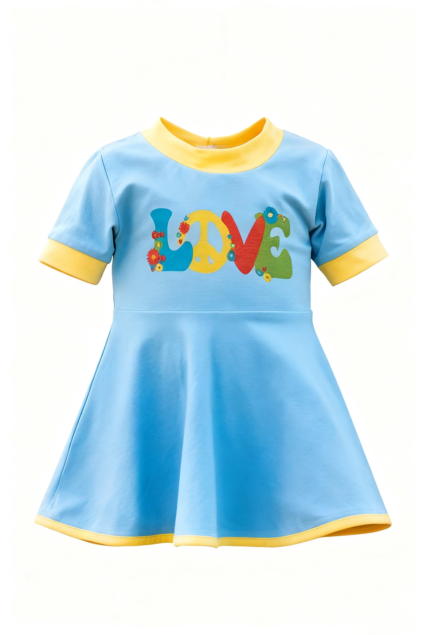 Valentines day love print baby girls summer dress preorder