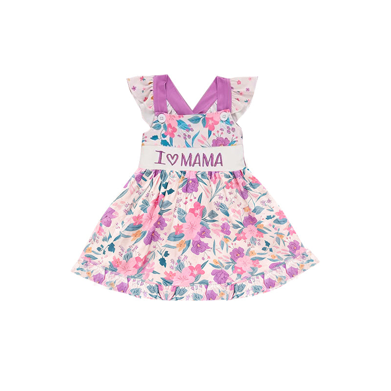 baby girls i love mama floral dress preorder