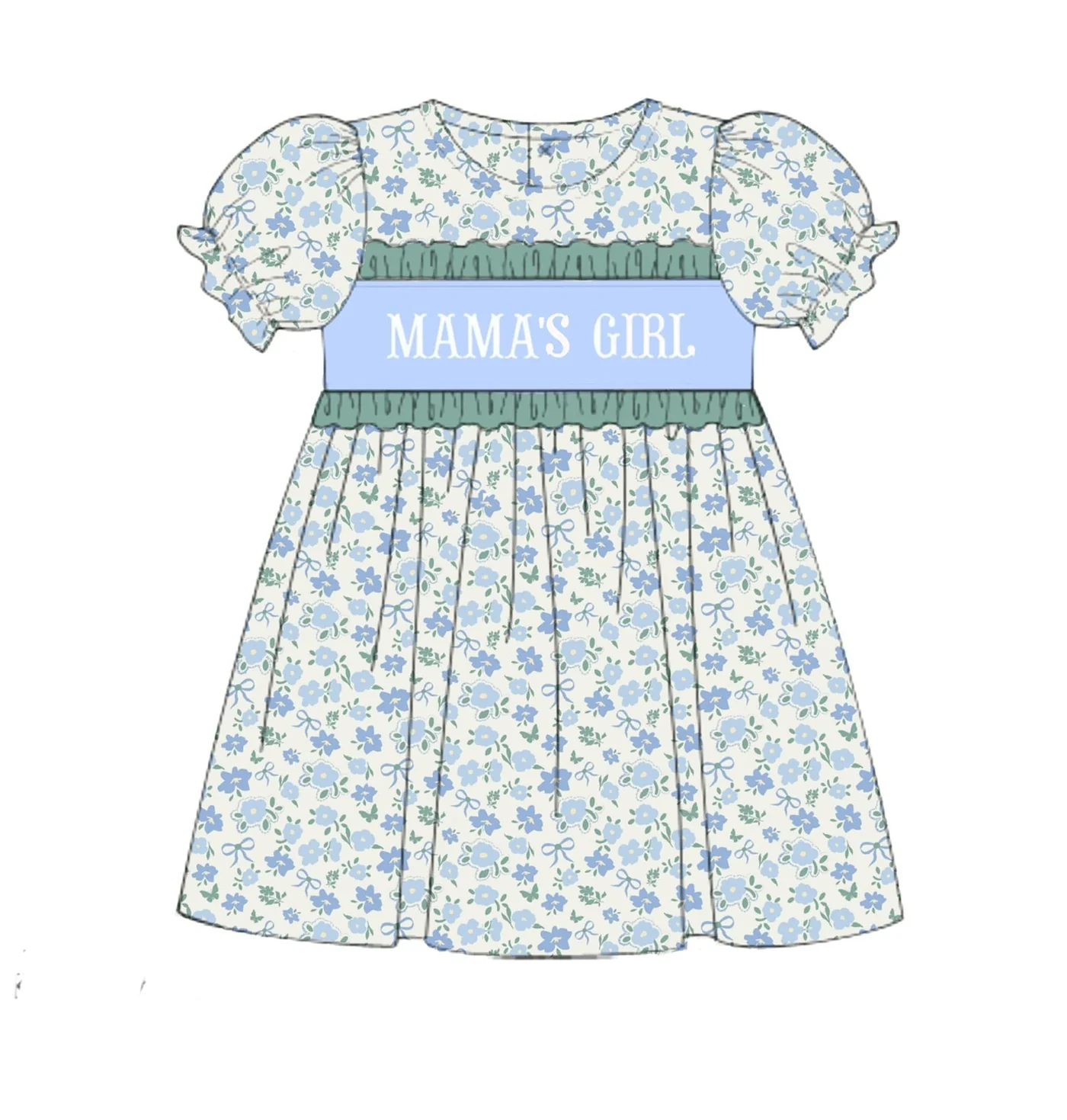 Mamas girl baby girls summer dress preorder