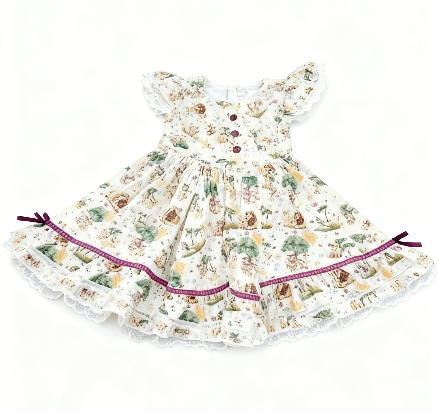 Animal lion print girls summer dress preorder