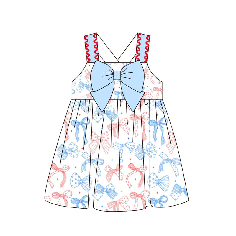 American bow design girls summer dress preorder
