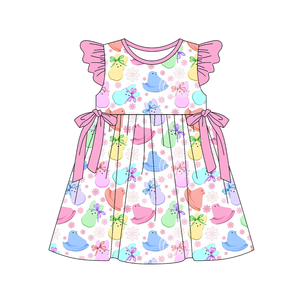 Easter bunny design girls dress preorder