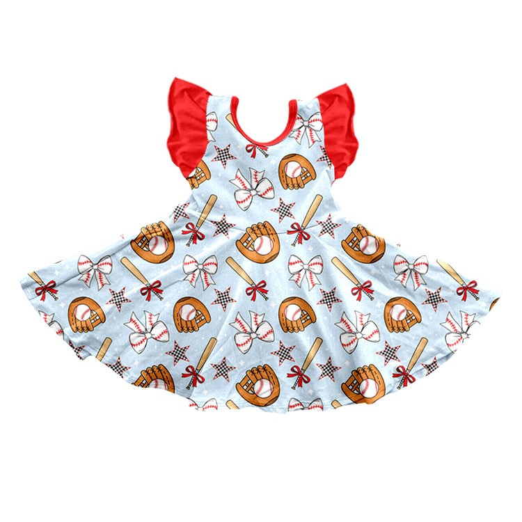 Baseball design girls dress preorder