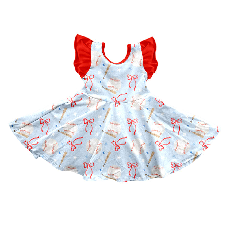 Baseball design girls dress preorder