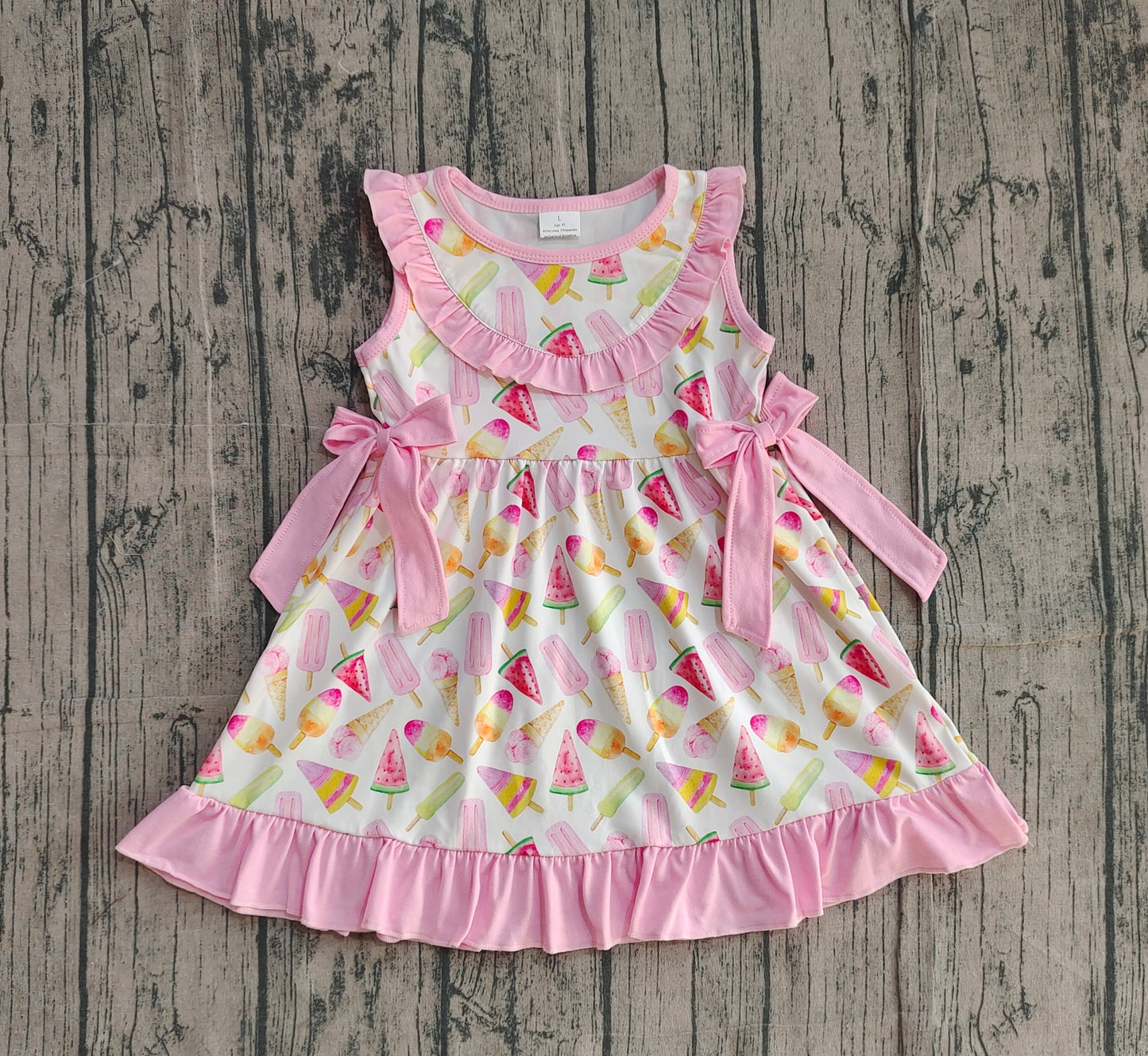Popsicle design girls summer dress preorder
