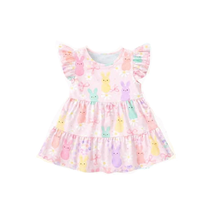 Easter bunny design girls summer dress preorder