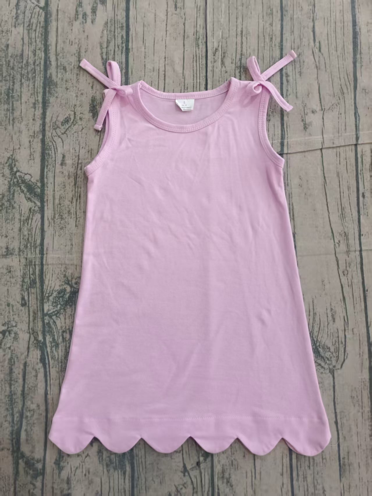 Pink color baby girl summer dress preorder