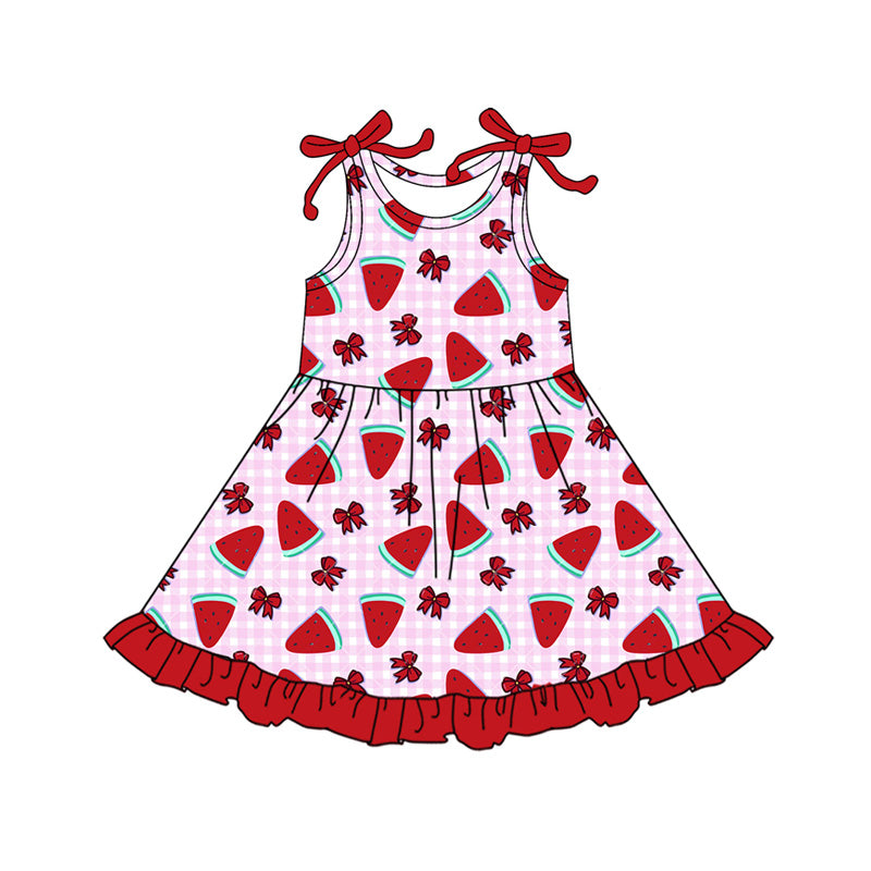 Toddle girls watermelon design yoga dress preorder