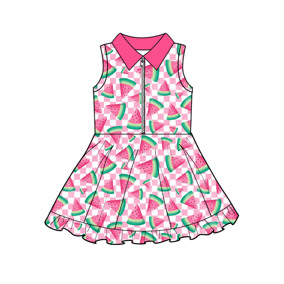 Toddle girls watermelon design yoga dress preorder