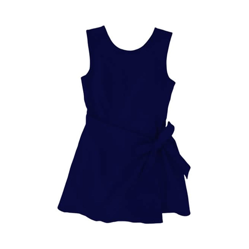 Toddle girls navy color design summer yoga dress preorder