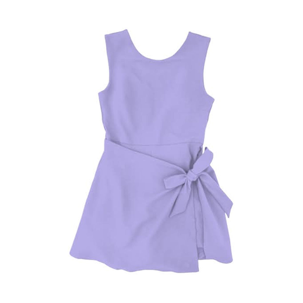Toddle girls lavender color design summer yoga dress preorder