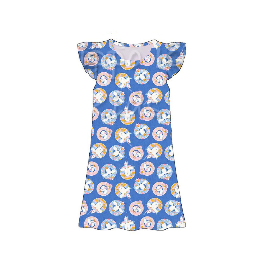 Goose print girls summer dress preorder