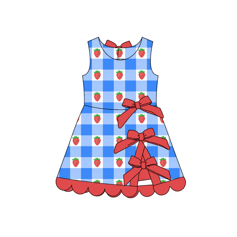 Starwberry design girls summer yoga dress preorder
