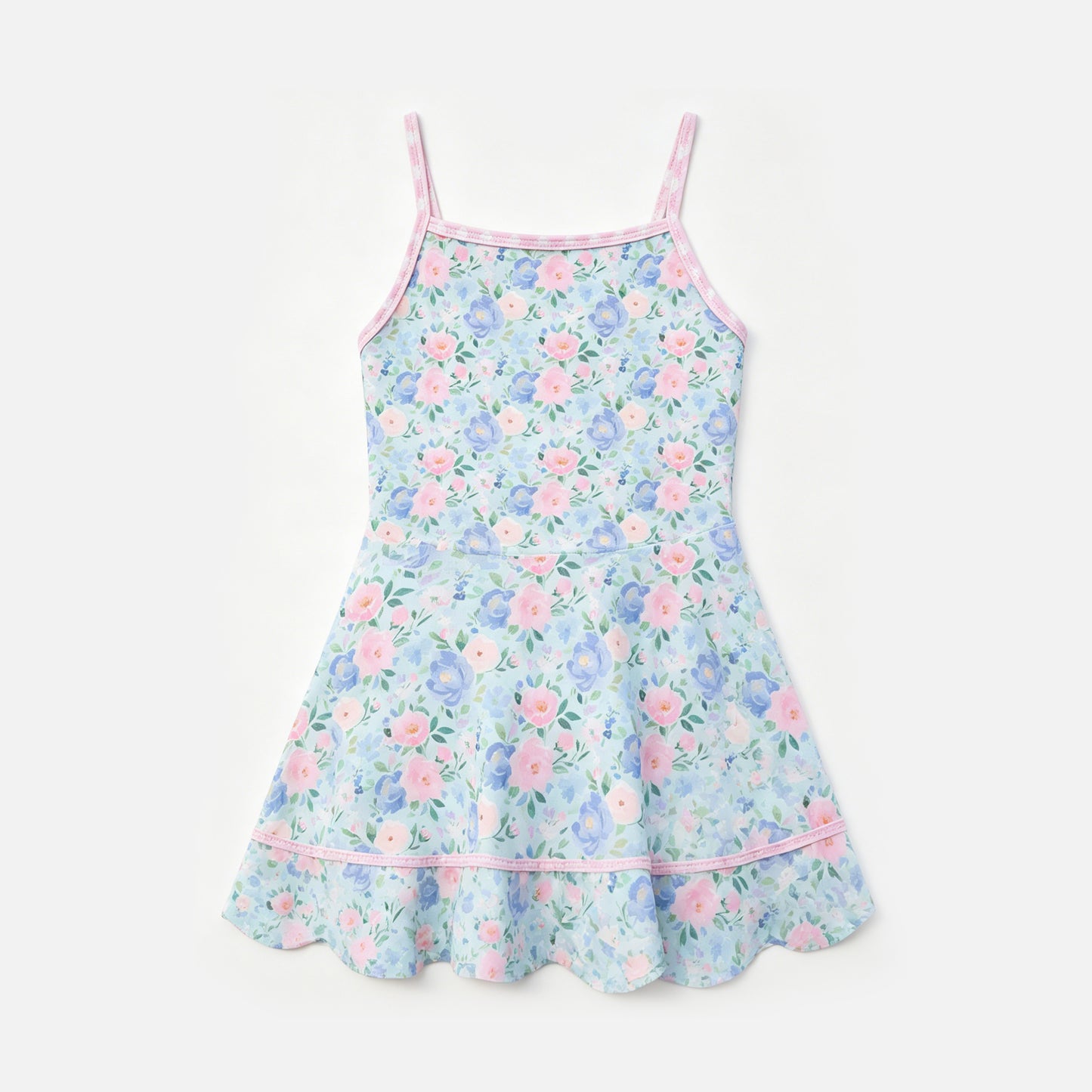 Pink floral girls summer dress preorder