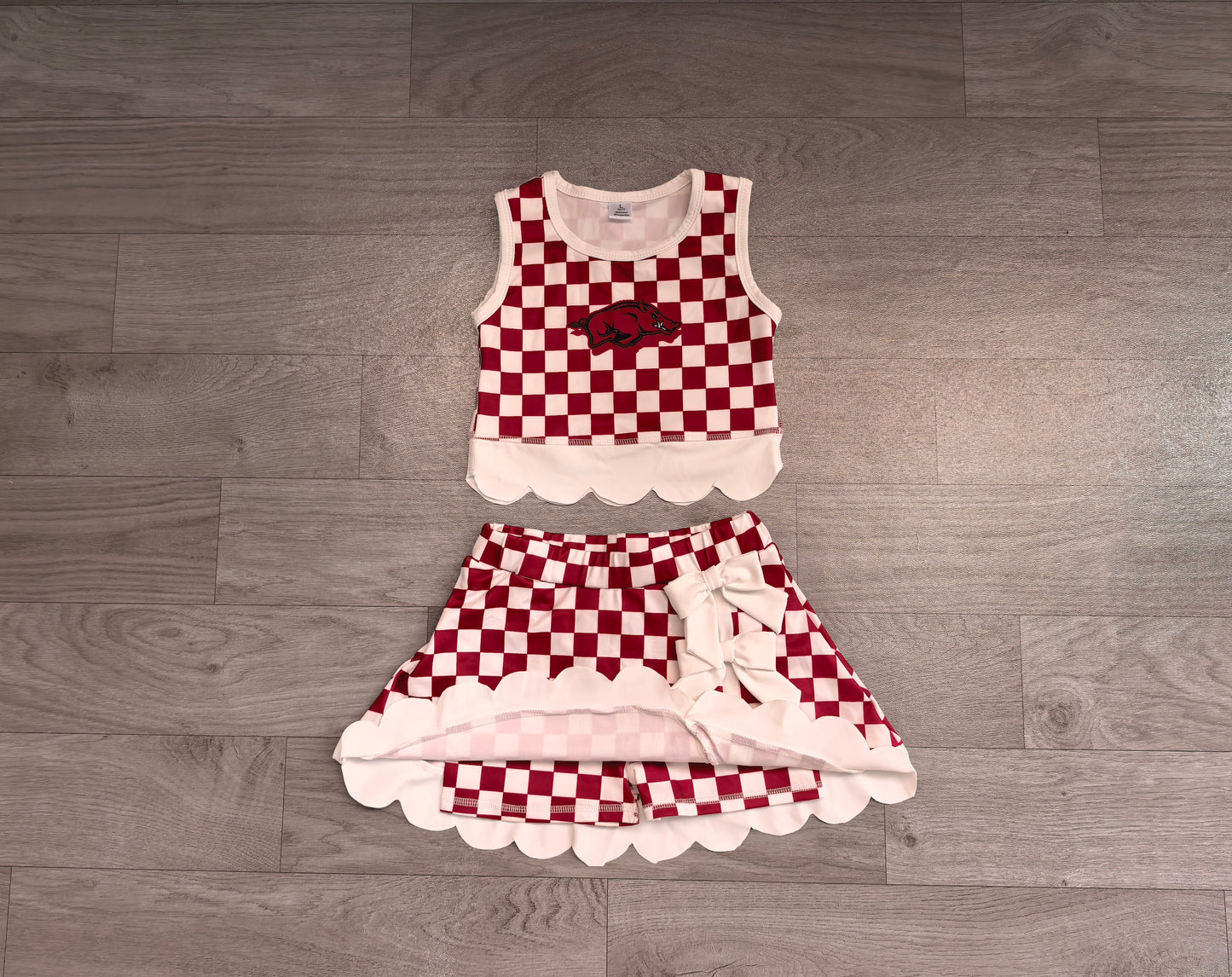 baby girls sleeveless yoga top matching skorts yoga clothing set preorder