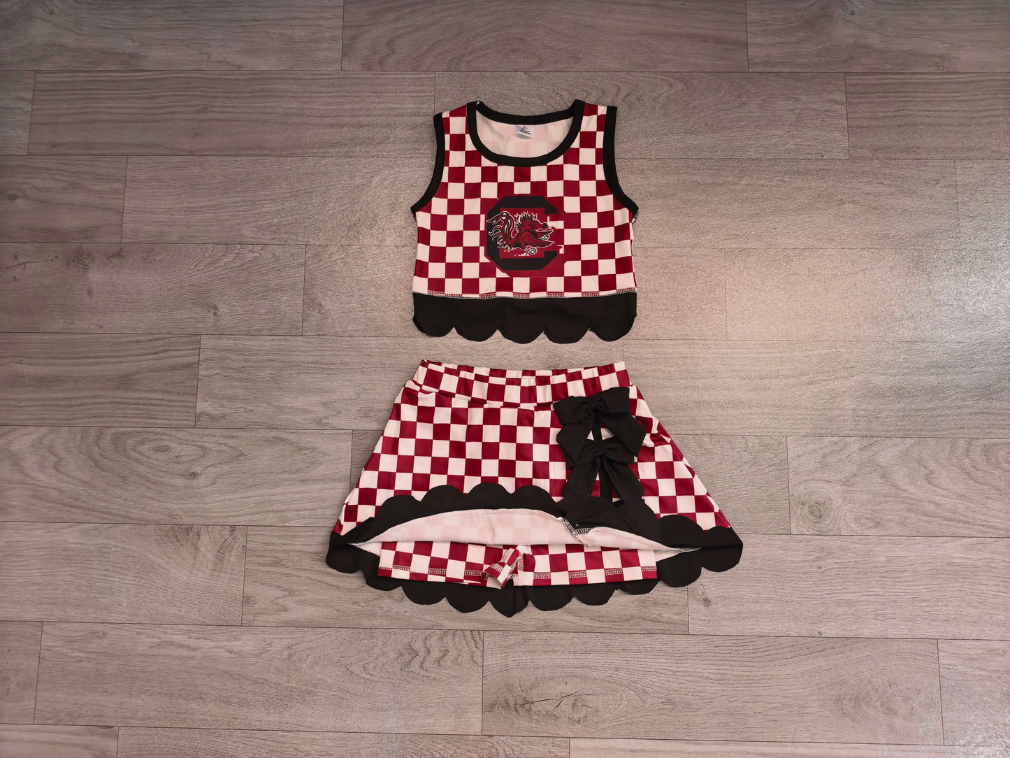 baby girls sleeveless yoga top matching skorts yoga clothing set preorder