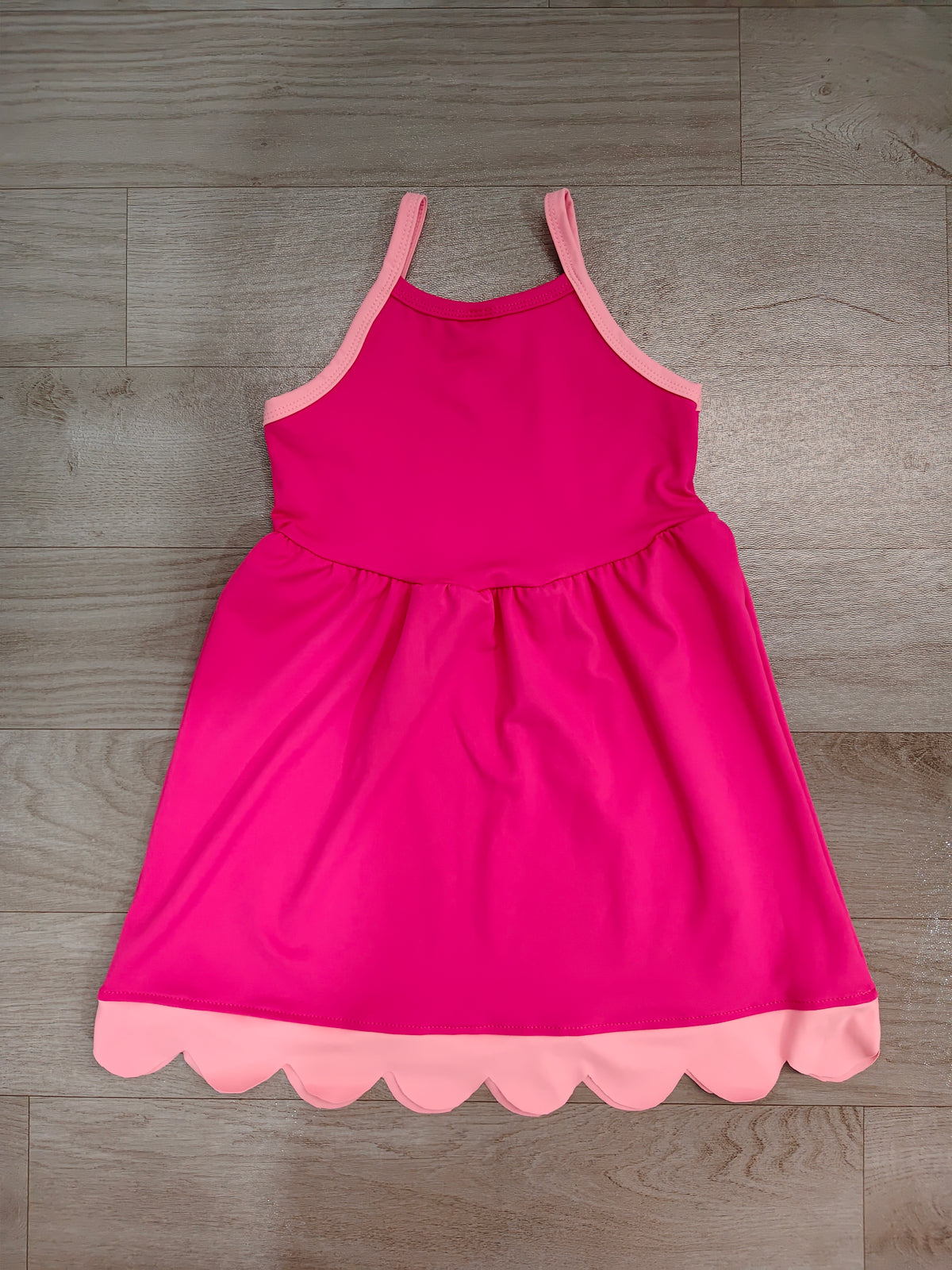 Hot pink color girls summer yoga dress preorder