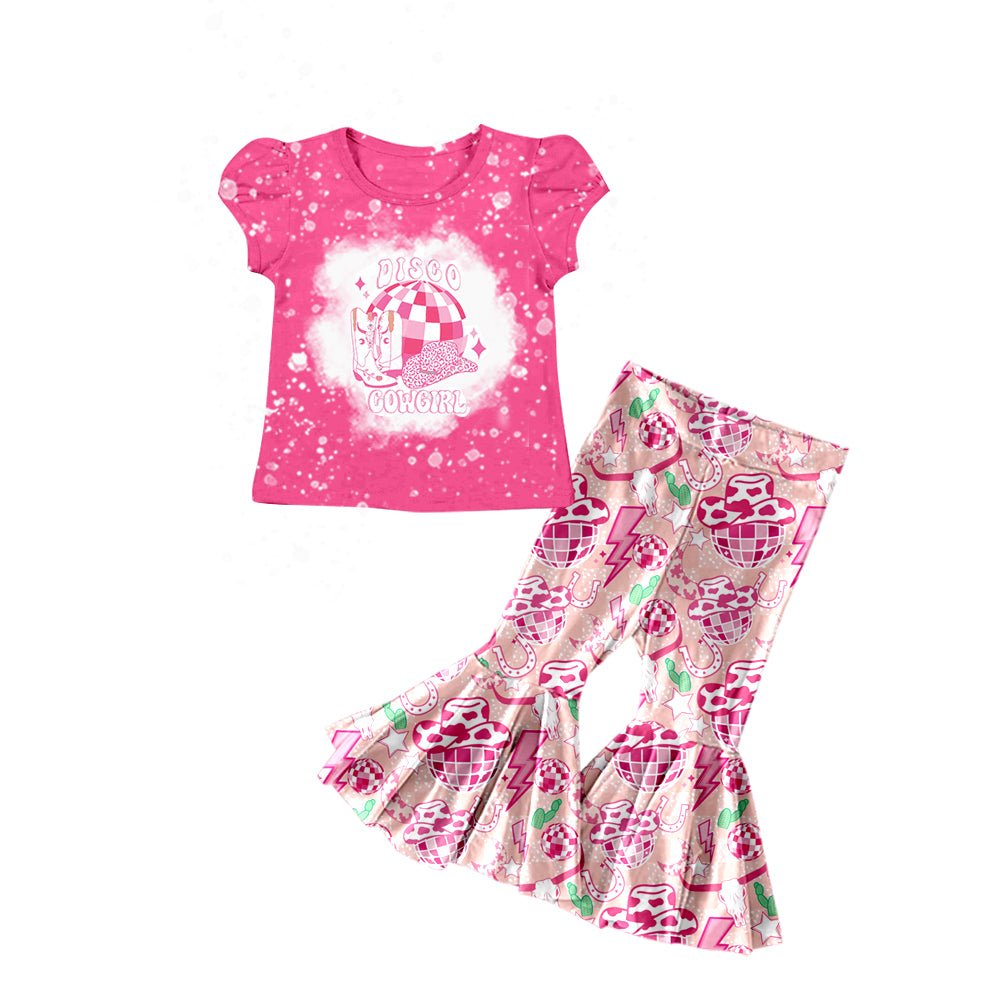 western cowgirl disco bell bottoms outfit preorder
