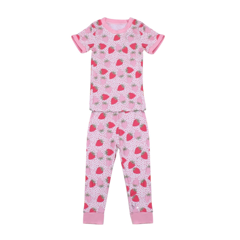 girls strawberry clothing set preorder