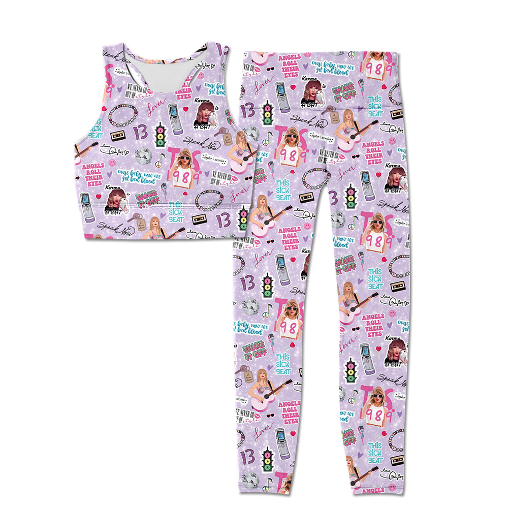Adult women music singer yoga clothes preorder