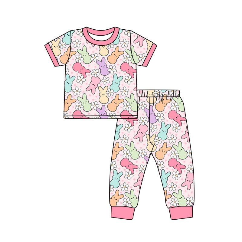 Easter bunny baby girls outfit preorder